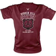 Bunker Hill Optimist | BH Optimist T-Shirt (Cardinal)