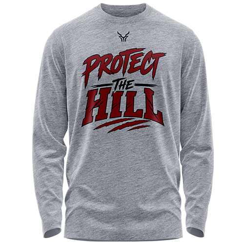 Bunker Hill Optimist | Protect the Hill L/S T-Shirt (Heather Grey)