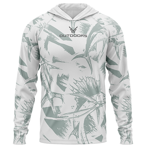 Custom Fishing Hoodie | GOAT Sublimated Patterns