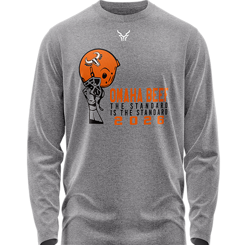 Omaha Beef Helmet L/S T-Shirt