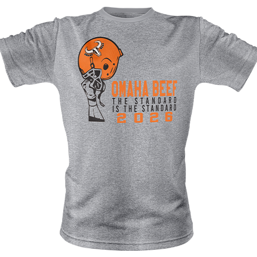 Omaha Beef Helmet T-Shirt