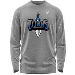 Cedar Rapids Titans (Atl Logo) L/S Cotton Tee