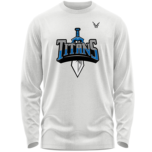 Cedar Rapids Titans (Atl Logo) L/S Cotton Tee