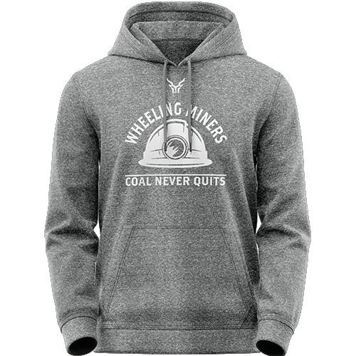 Wheeling Miners | Miners Never Quit Hoodie