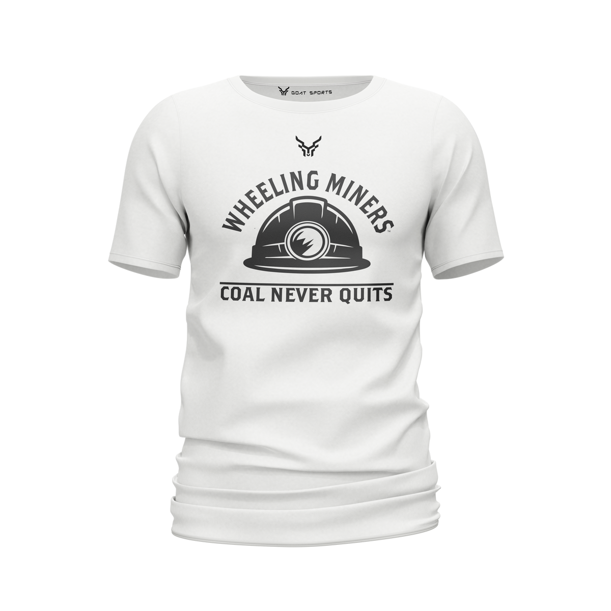 Wheeling Miners | Miners Never Quit FlexFusion Tee